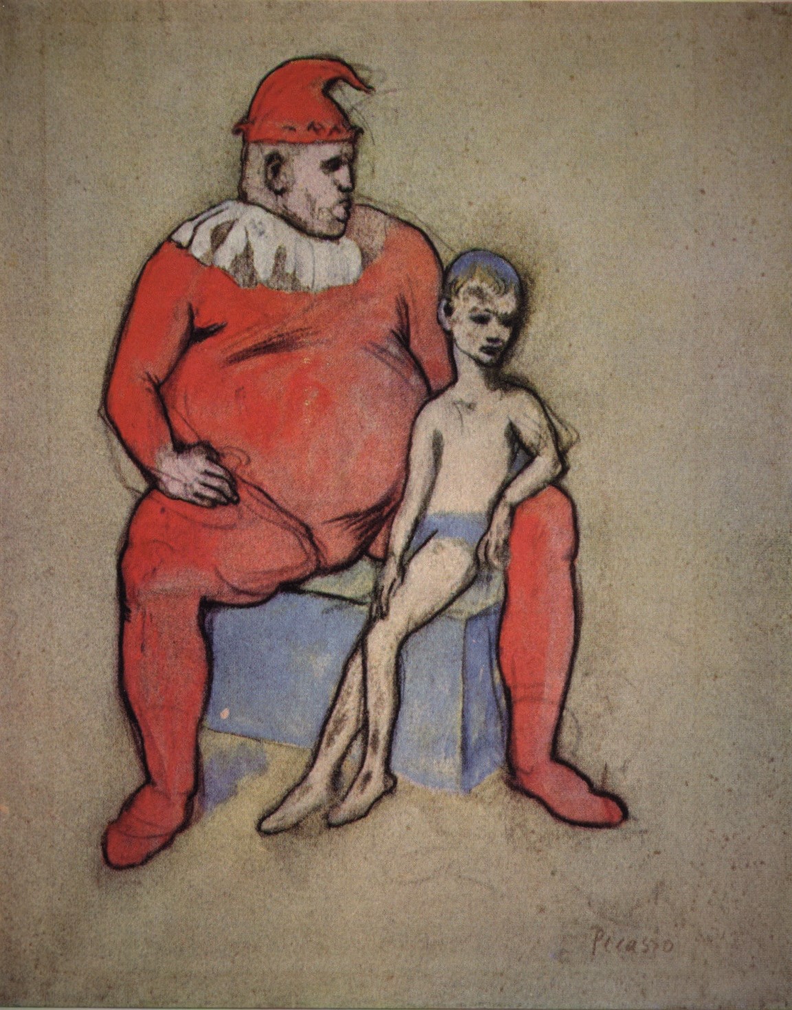 PABLO PICASSO, THE SALTIMBANQUES, 1905